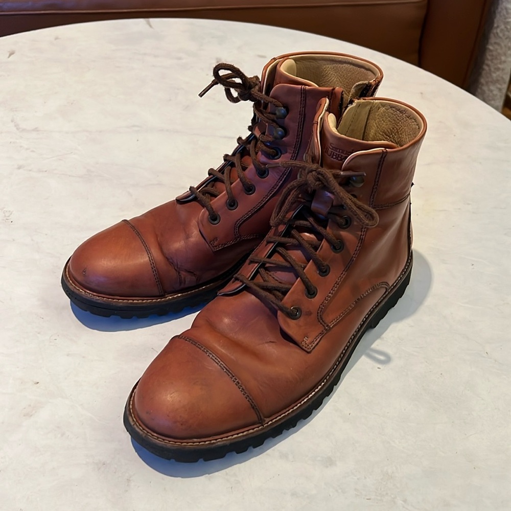 Samuel Hubbard zip up Maverick Boot brown 9.5